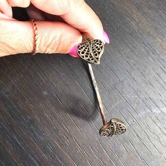 Lucky Brand Leaf Design Open Cuff - Picture 5 of 6